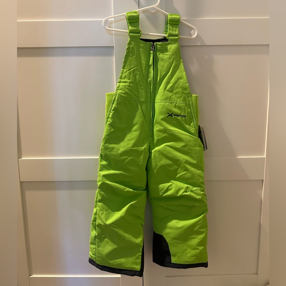 Arctix Bright Green Snow Bib Pants Overalls